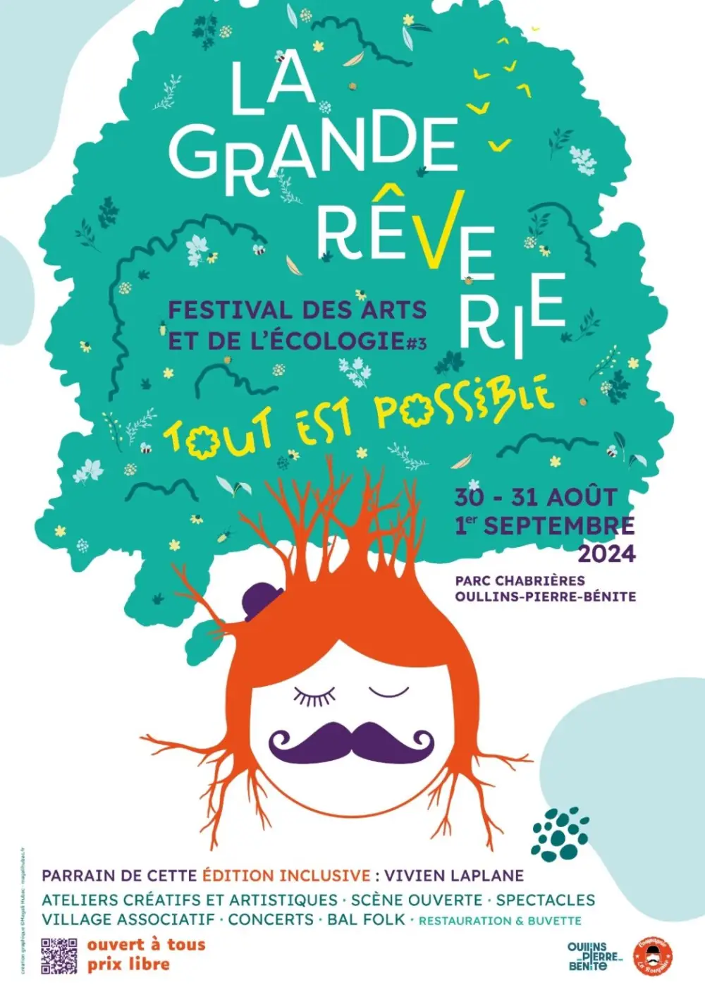 Affiche festival la Grande rêverie